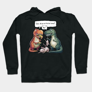 Funny Did You Eat The Last Bunny Dinosaur Rabbit Hoodie